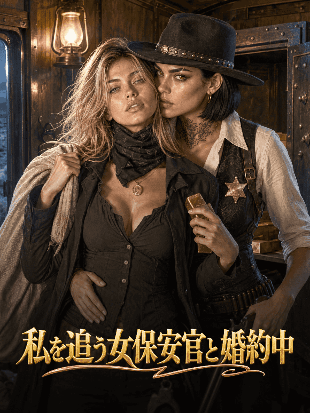 私を追う女保安官と婚約中 cover