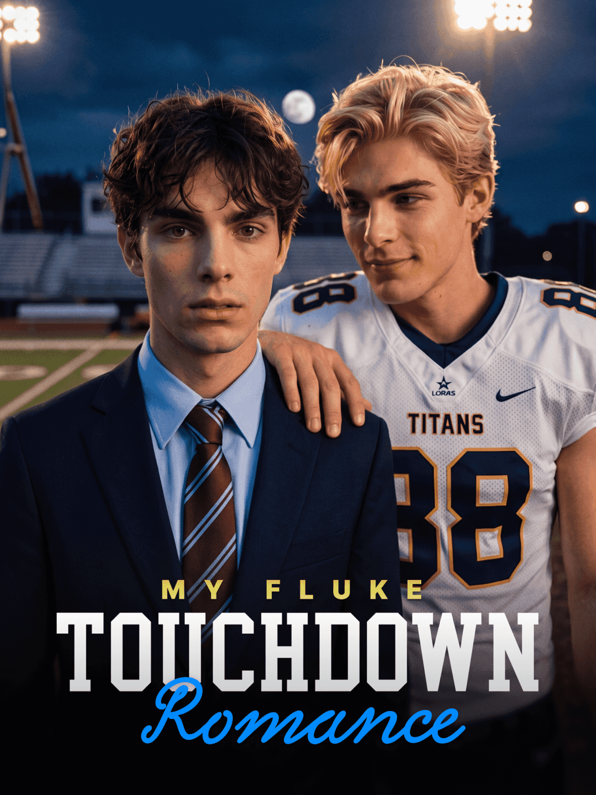 My Fluke Touchdown Romance cover