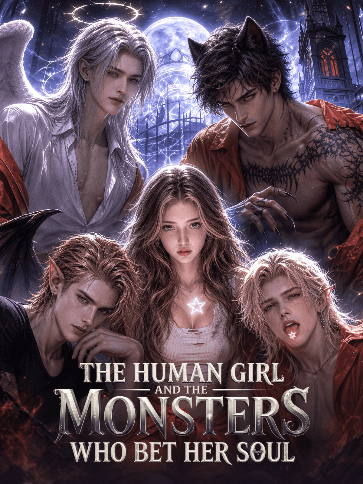 The Human Girl and the Monsters Who Bet Her Soul