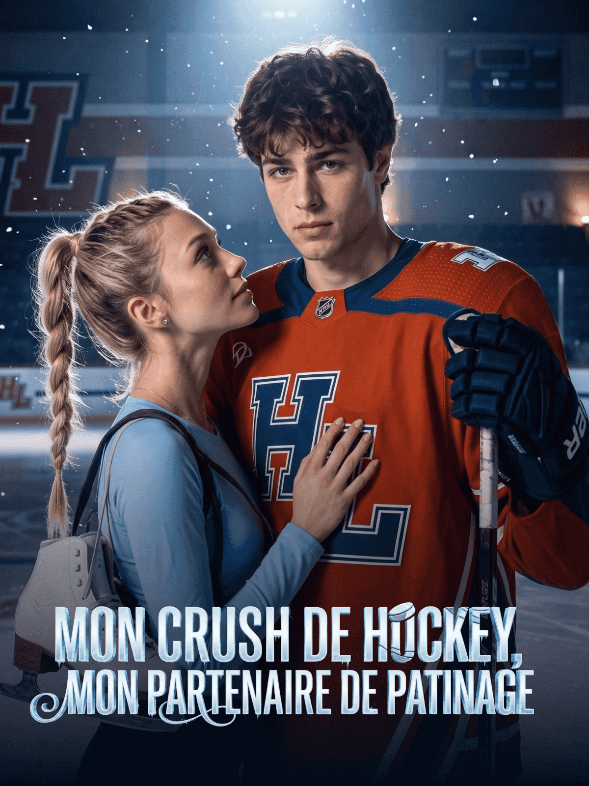 Mon crush de hockey, mon partenaire de patinage cover