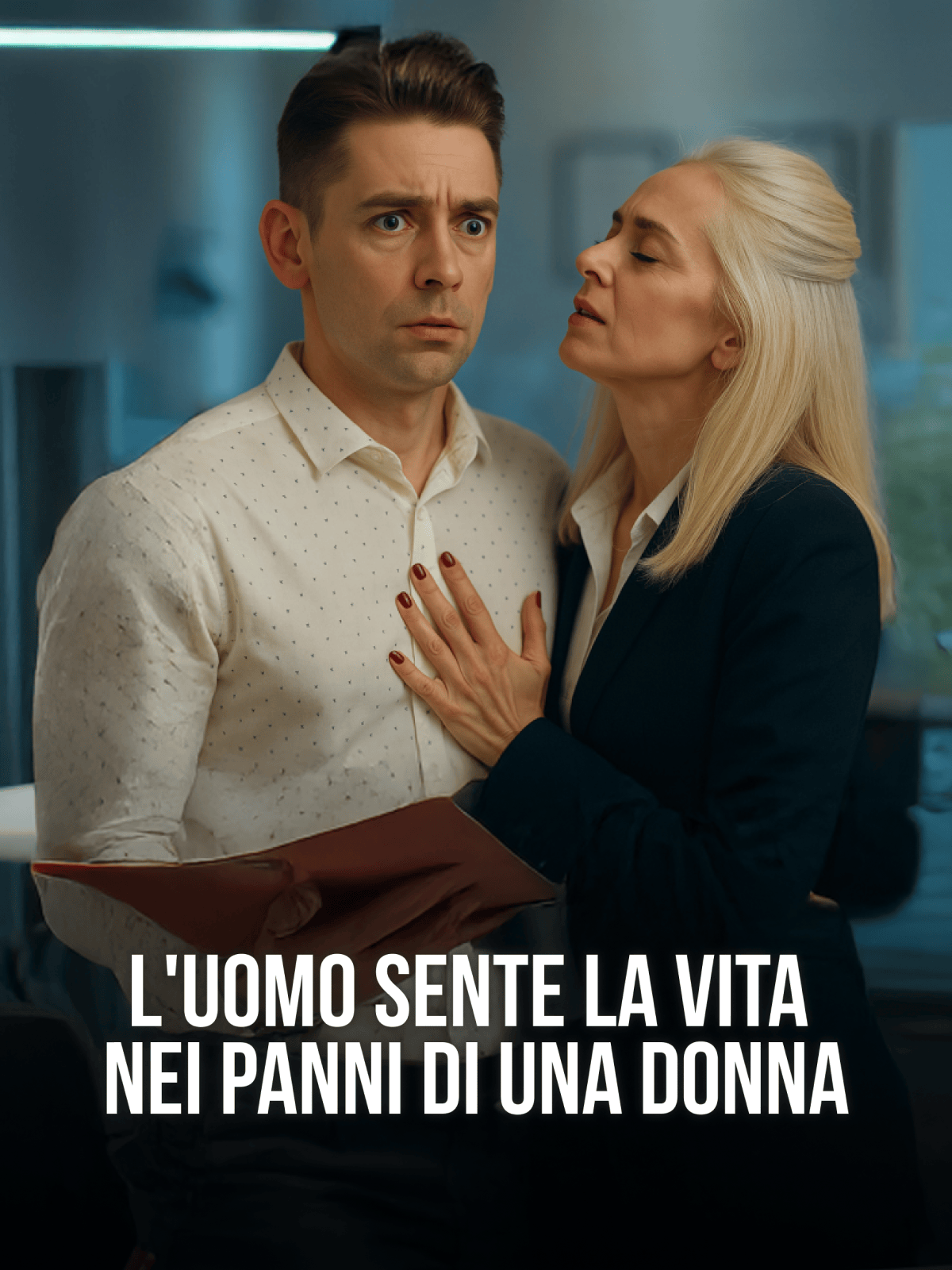 L'uomo sente la vita nei panni di una donna cover