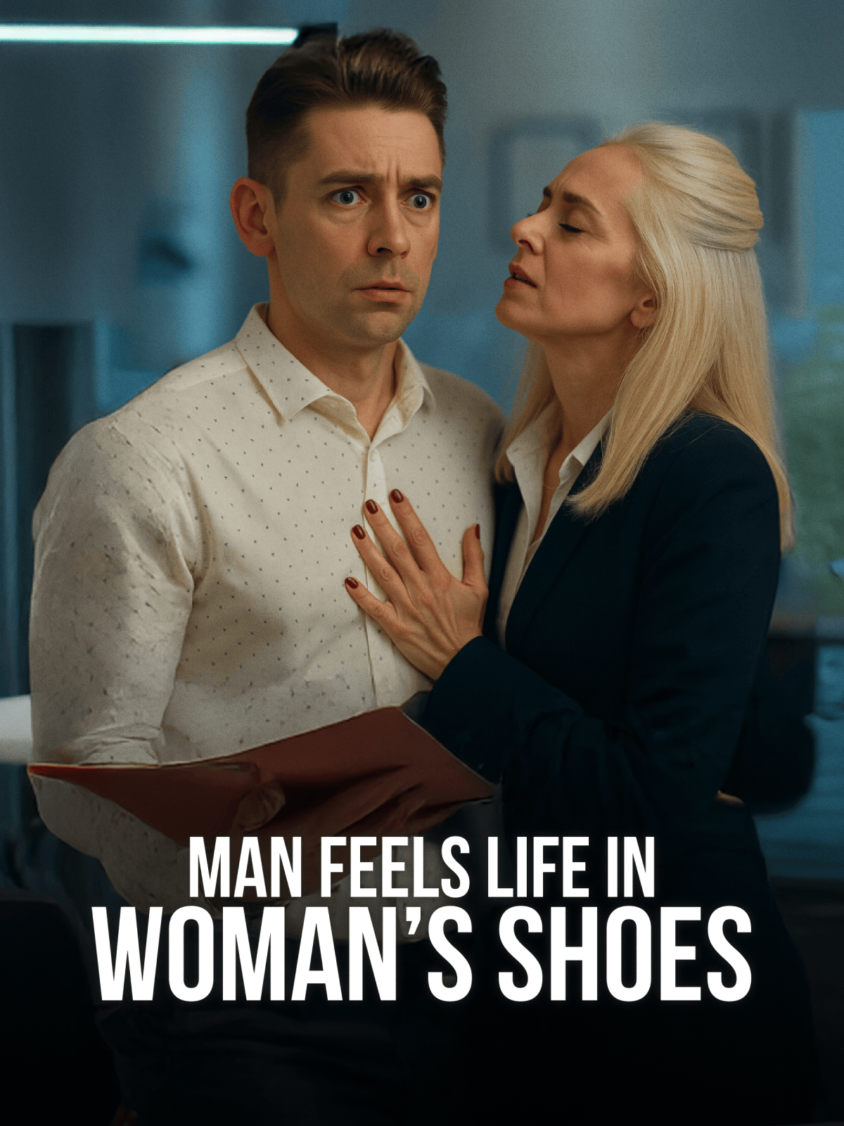 Man Feels Life In Woman's Shoes cover poster