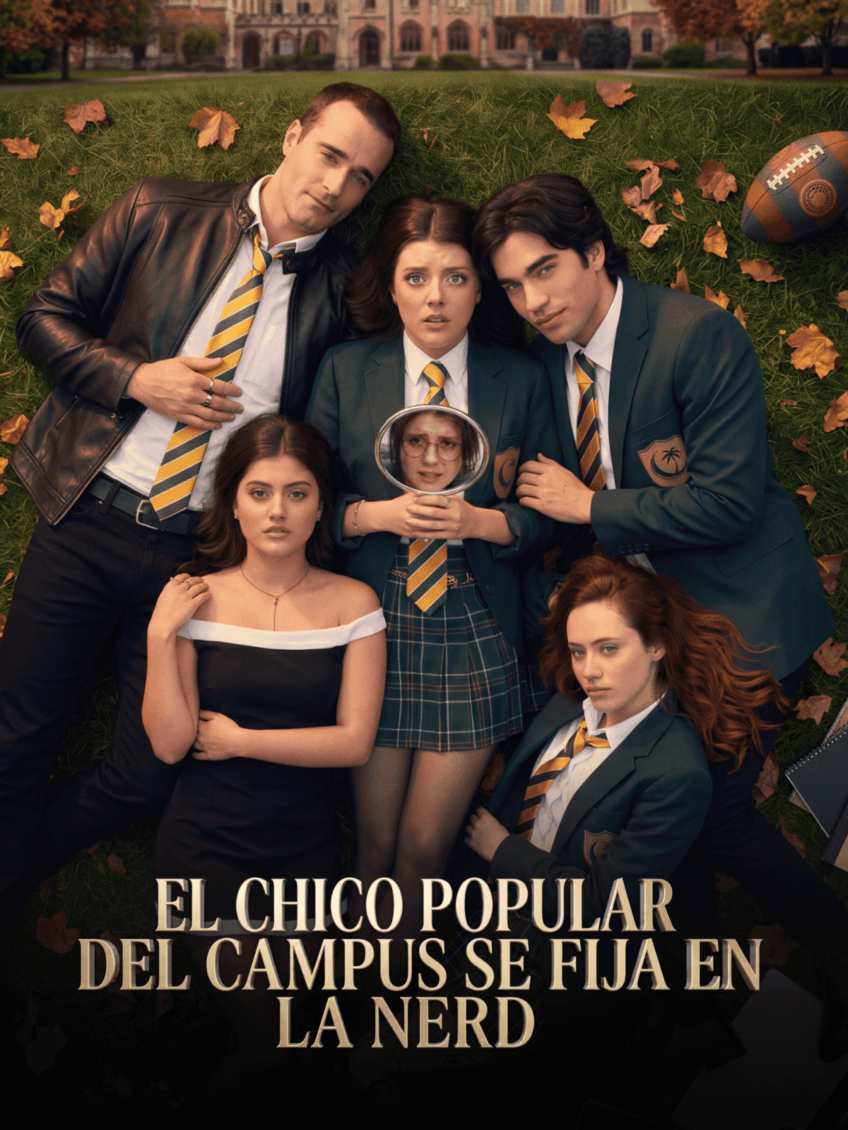 El chico popular del campus se fija en la nerd cover