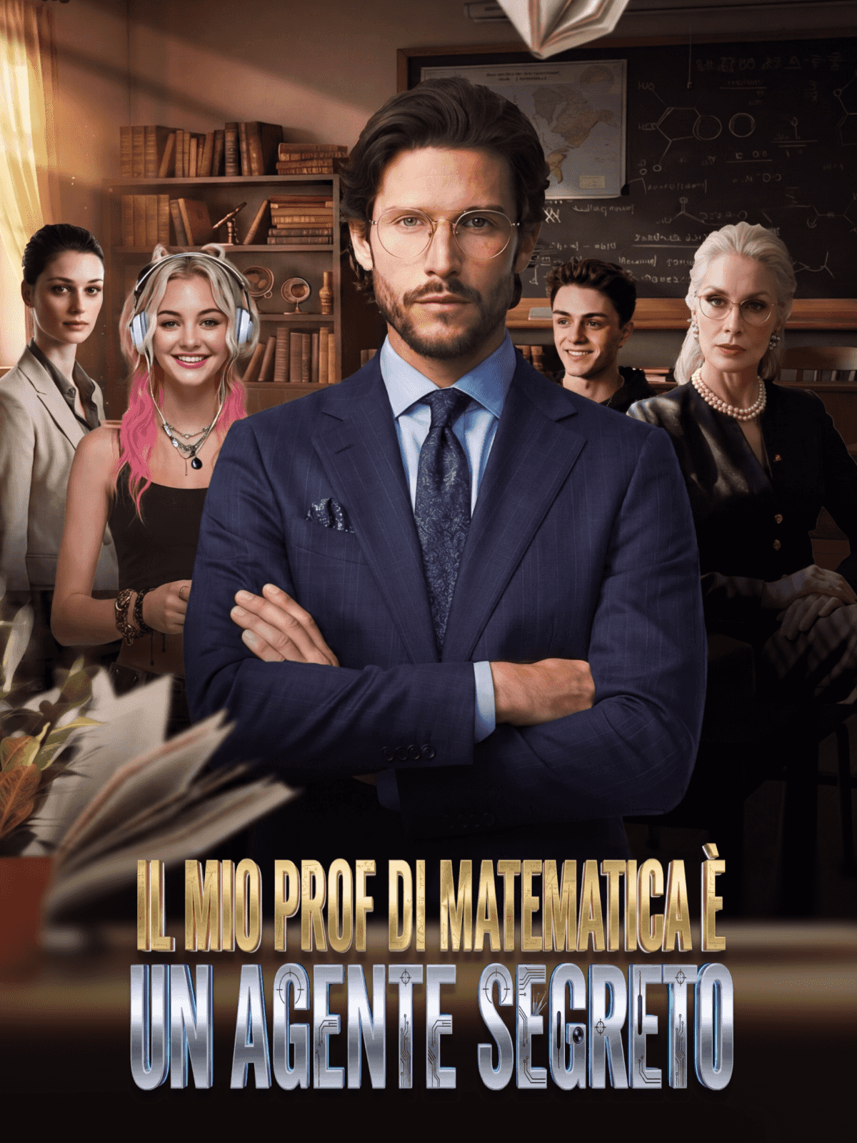 Il mio prof di matematica è un agente segreto cover