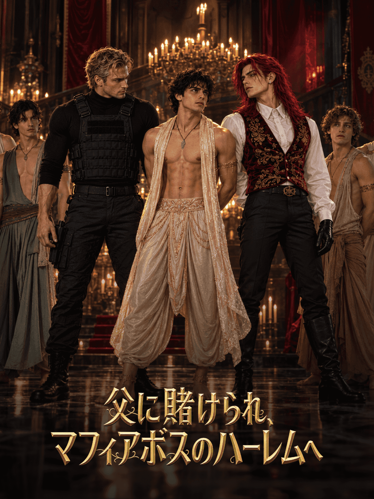 父に賭けられ、マフィアボスのハーレムへ cover