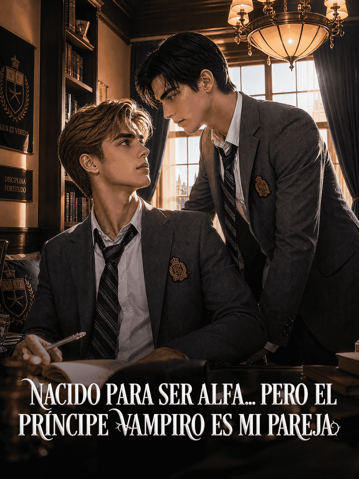 Nacido para ser Alfa… pero el Príncipe Vampiro es mi pareja cover