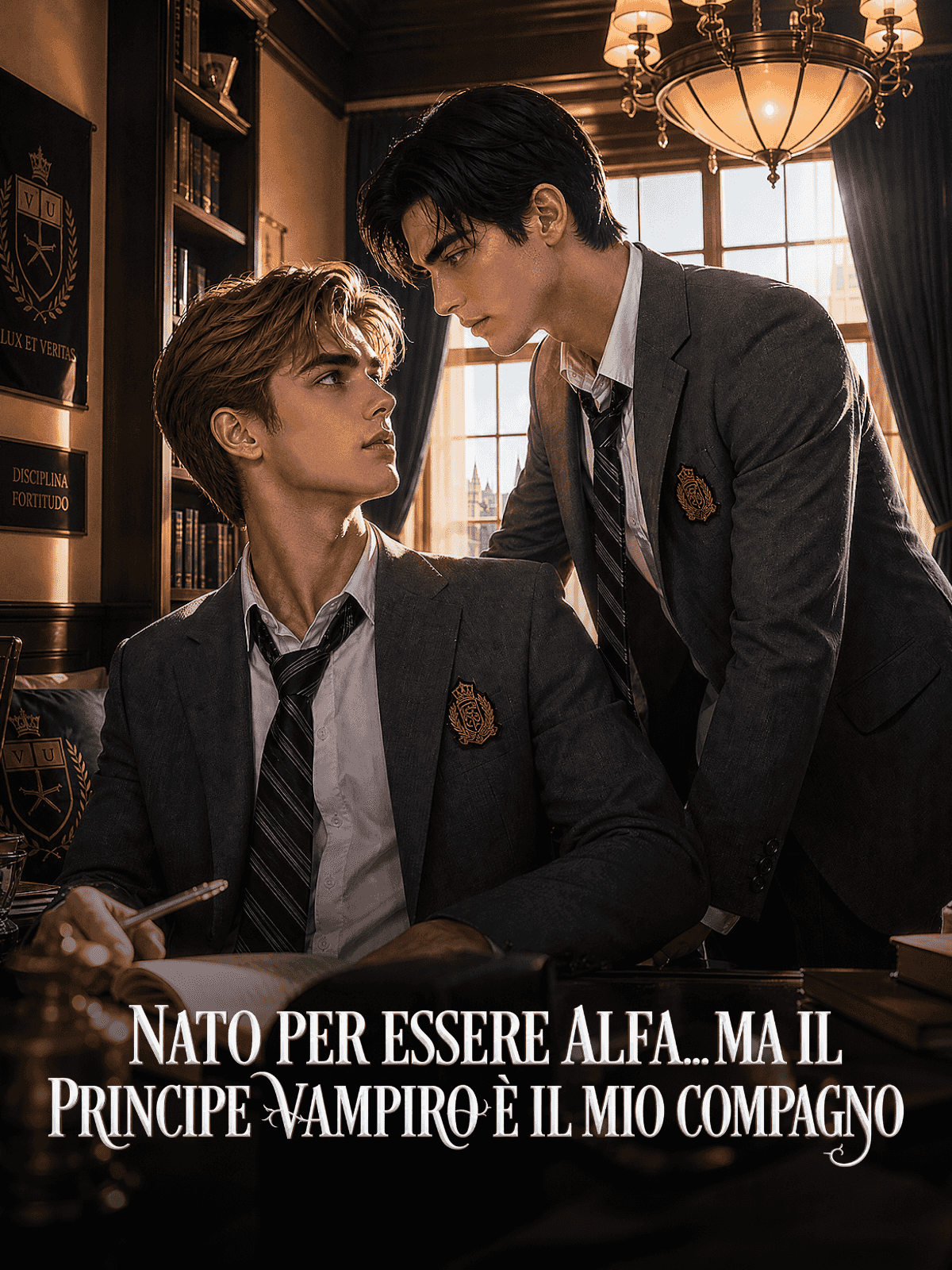 Nato per essere Alfa… ma il Principe Vampiro è il mio compagno cover