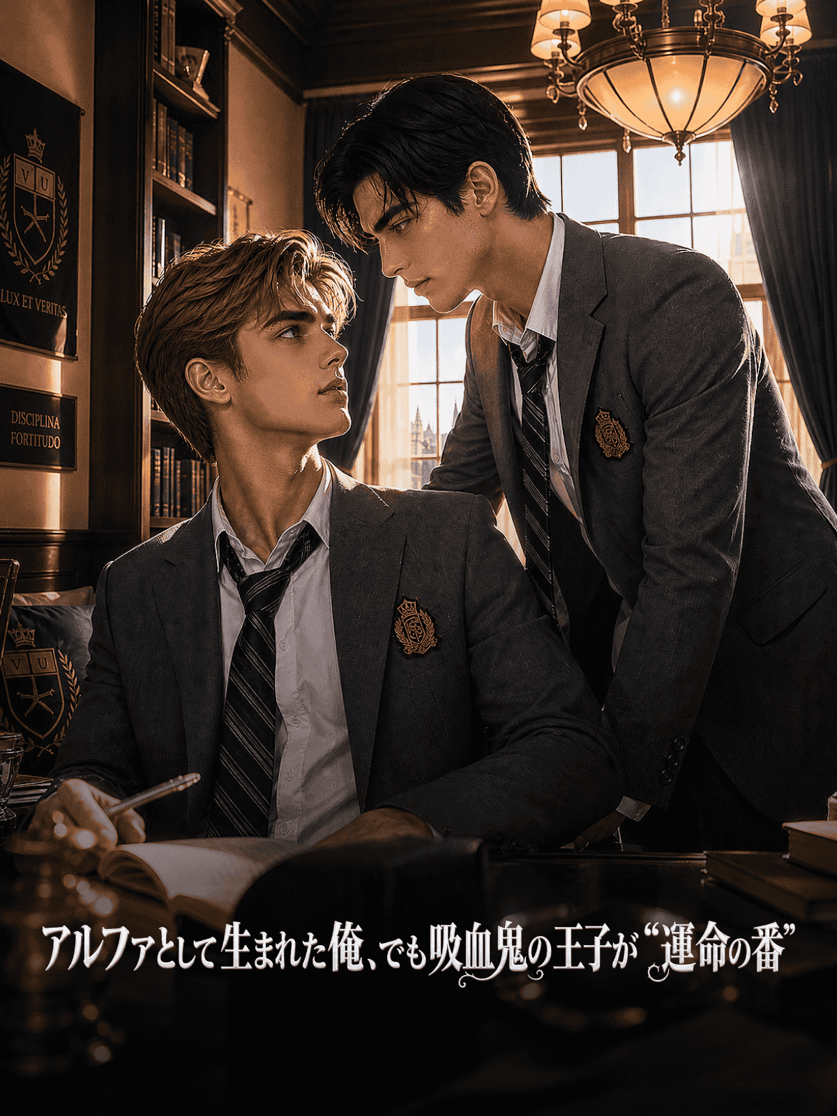 アルファとして生まれた俺、でも吸血鬼の王子が“運命の番” cover