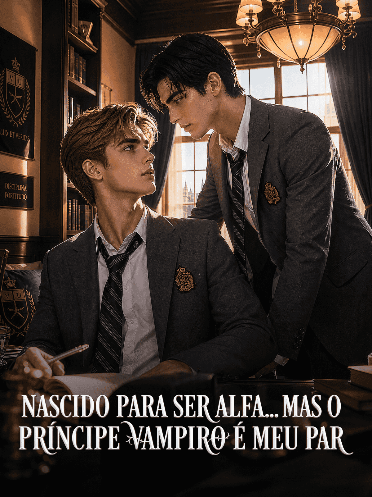 Nascido para ser Alfa… mas o Príncipe Vampiro é meu par cover