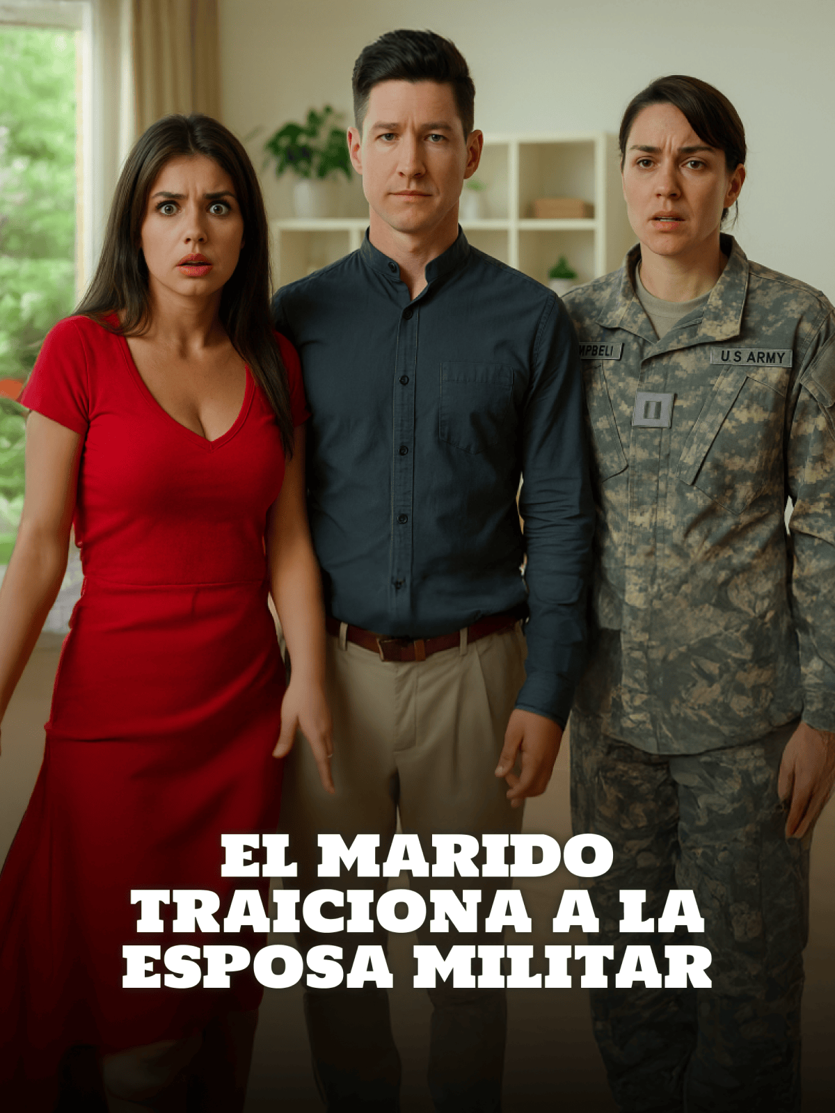 El marido traiciona a la esposa militar cover