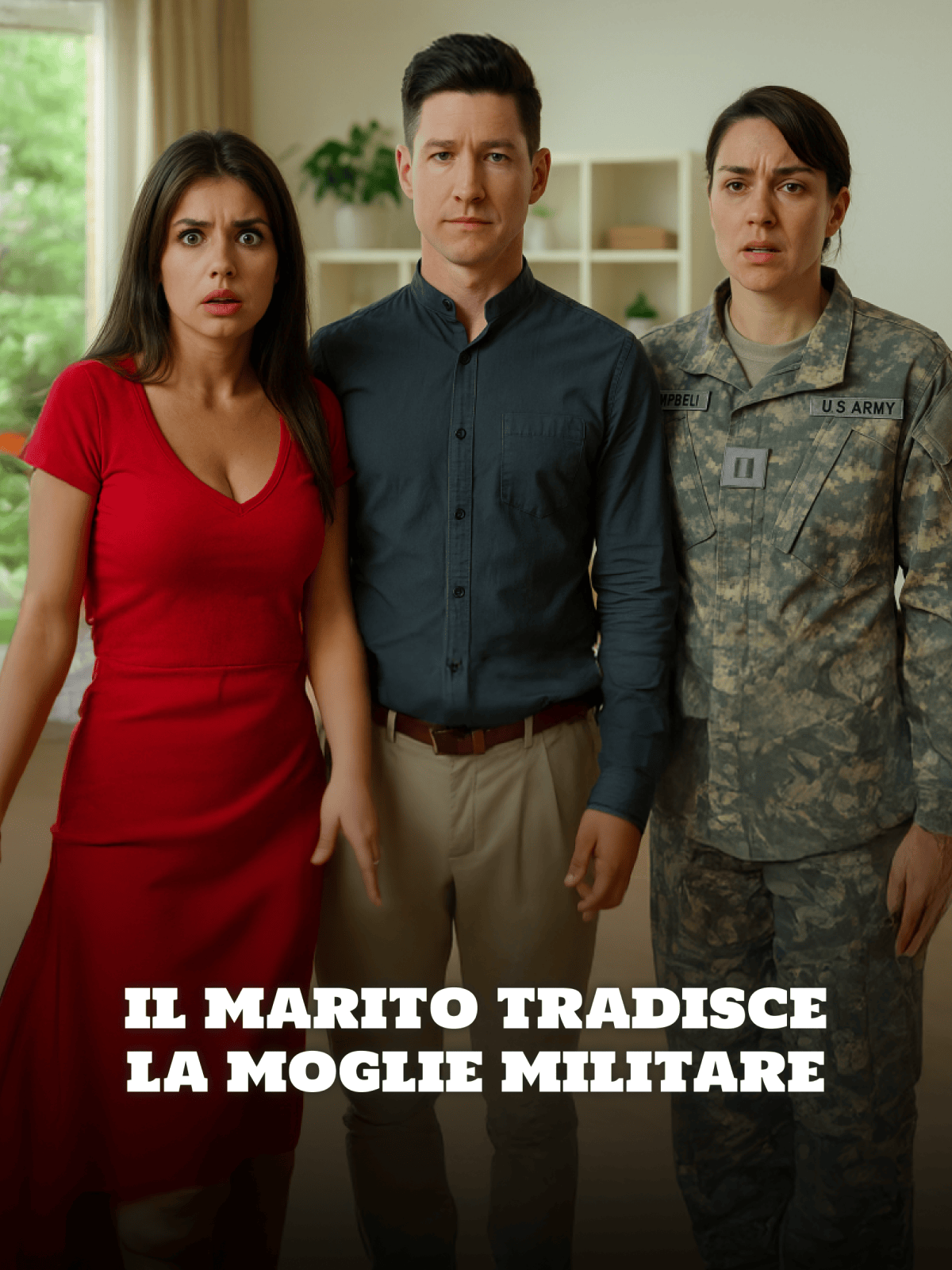 Il marito tradisce la moglie militare cover