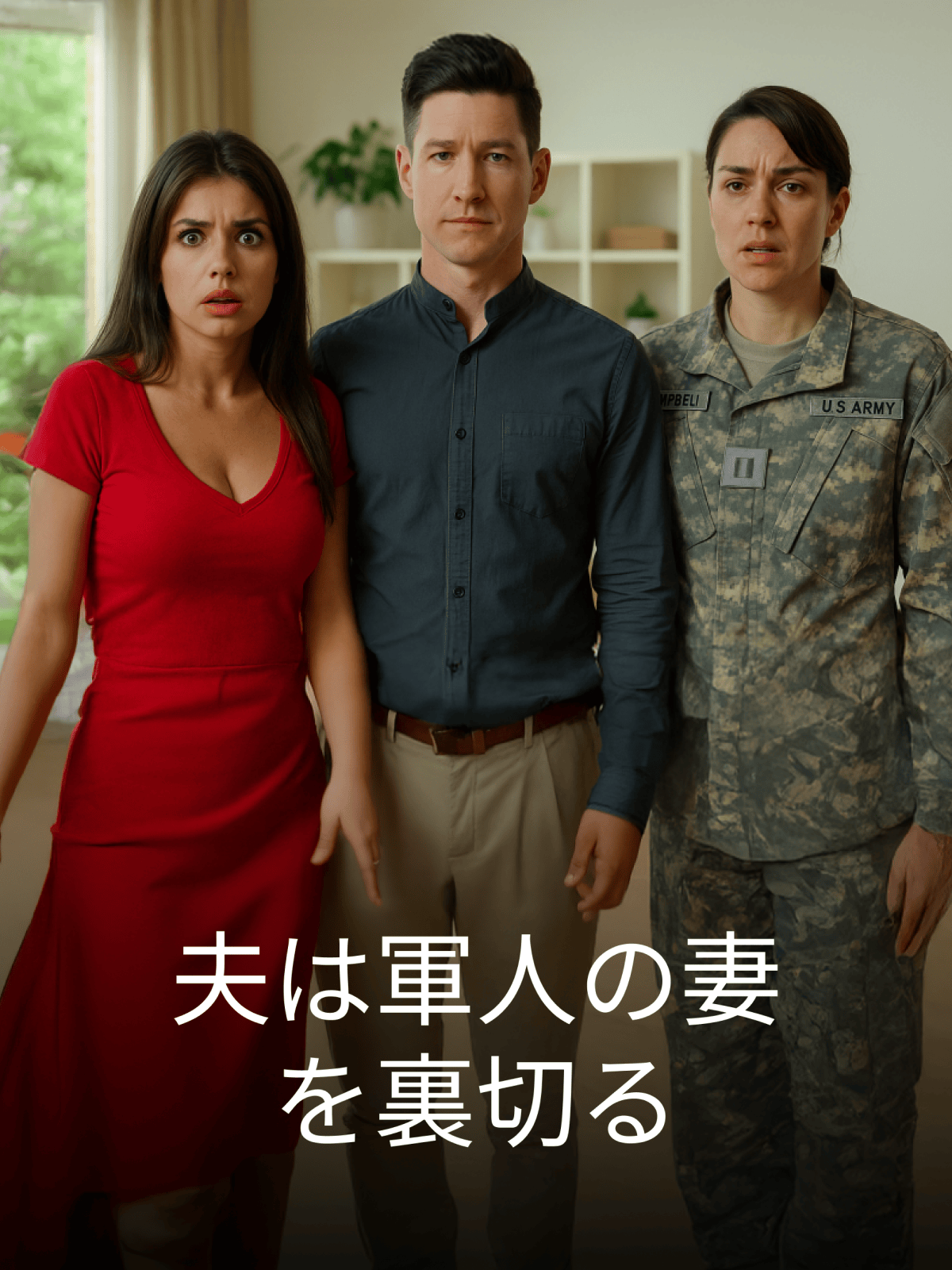 夫は軍人の妻を裏切る cover