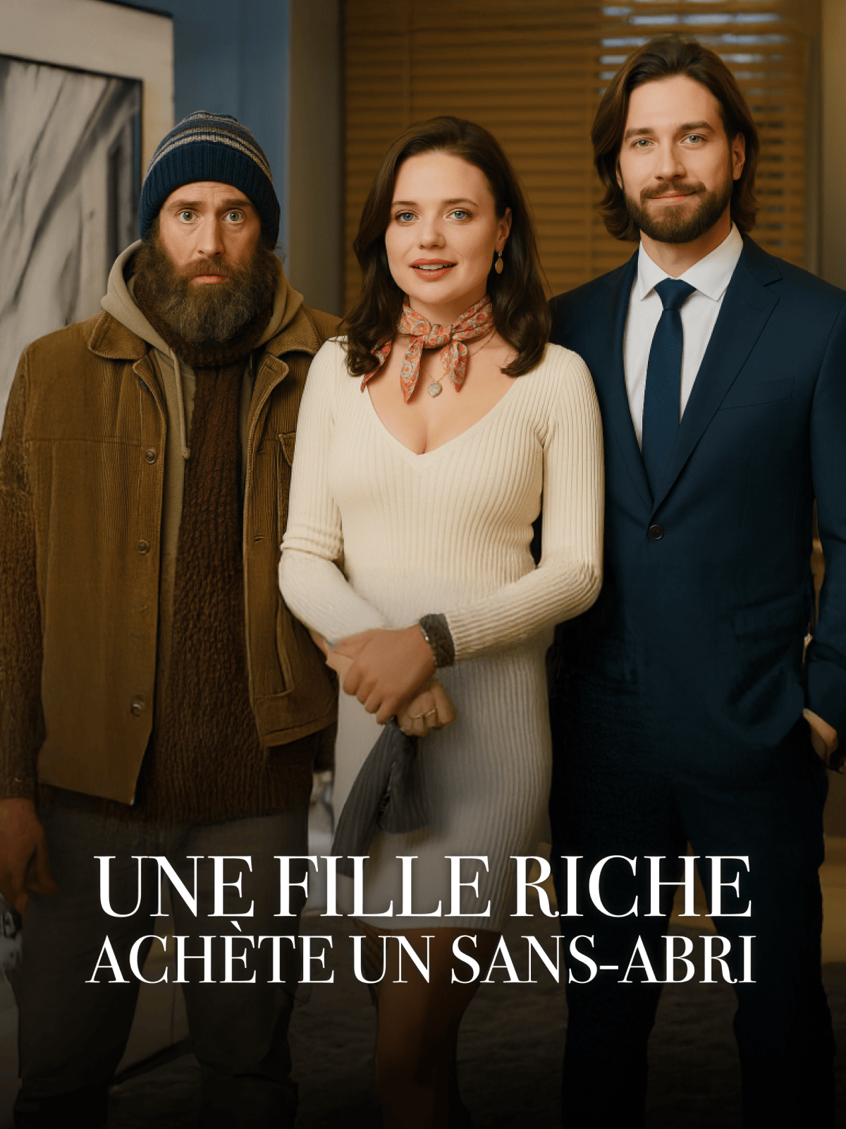 Une fille riche achète un sans-abri cover