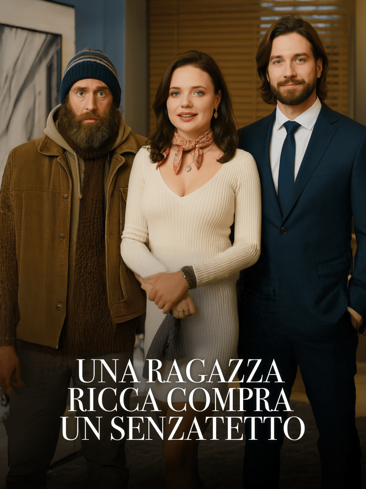 Una ragazza ricca compra un senzatetto cover