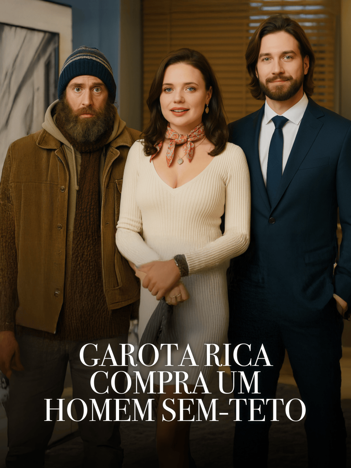 Garota rica compra um homem sem-teto cover