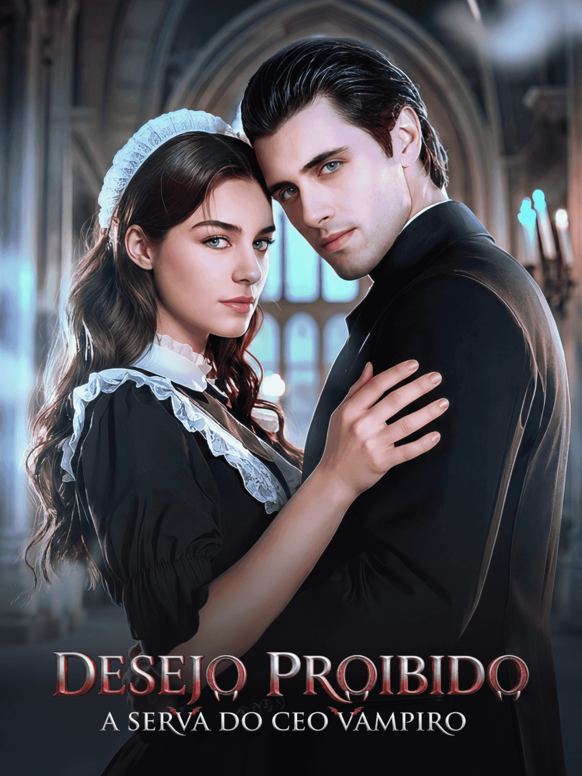 Desejo Proibido: A Serva do CEO Vampiro cover