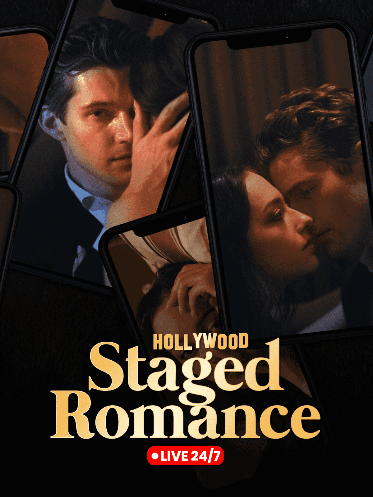 Hollywood Staged Romance Live 24/7 cover