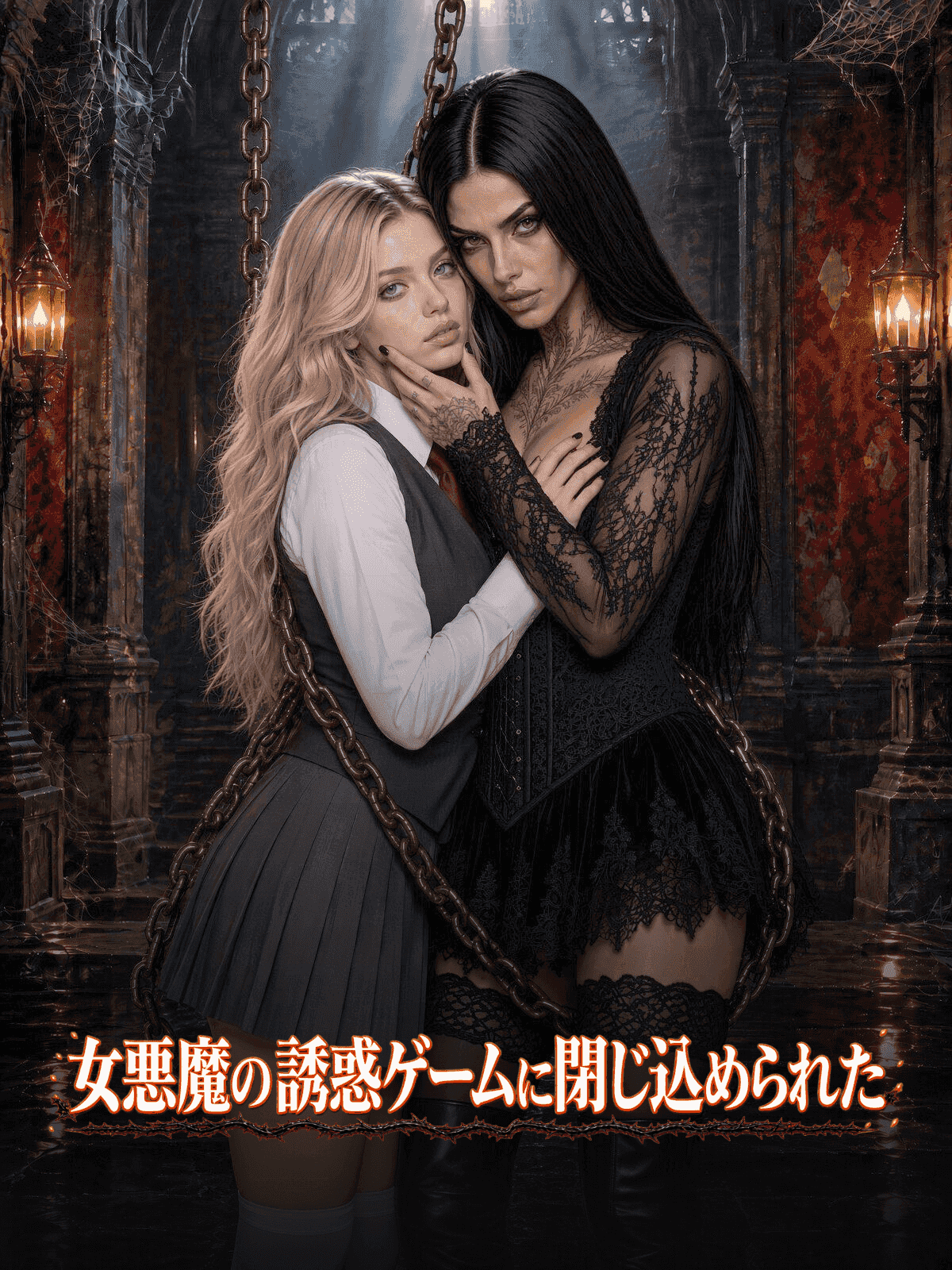 女悪魔の誘惑ゲームに閉じ込められた cover