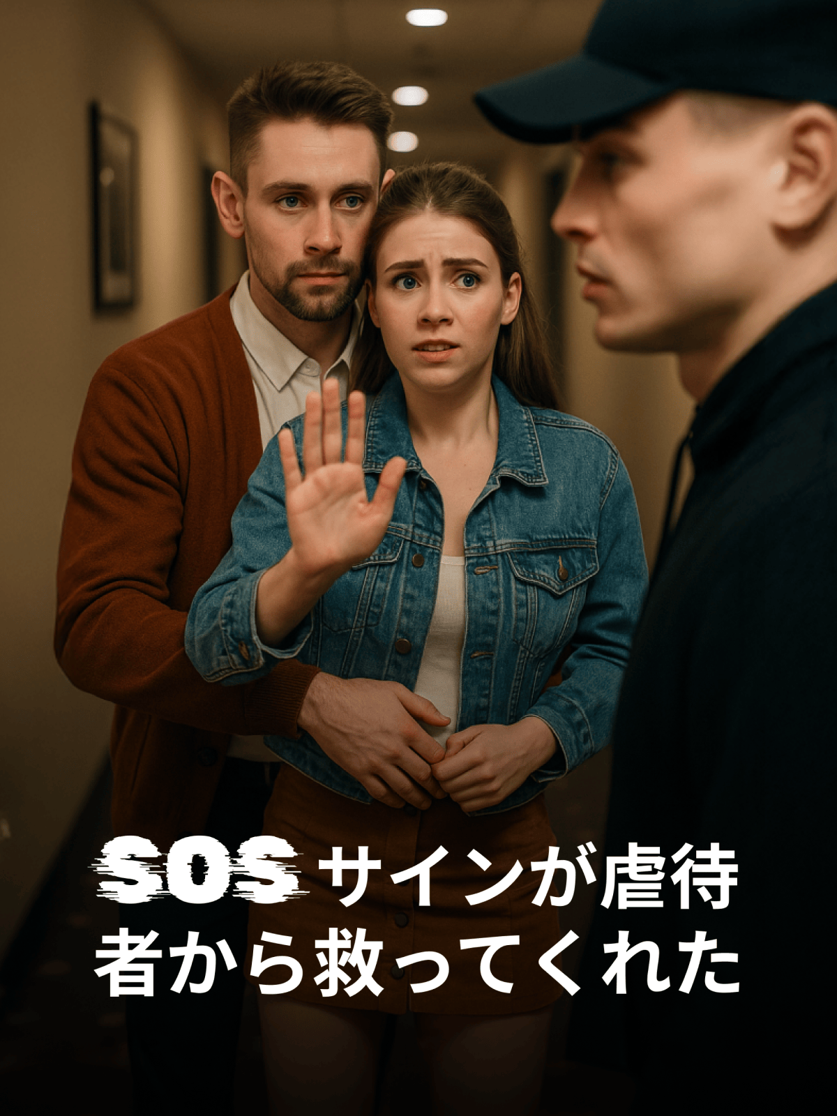 SOSサインが虐待者から救ってくれた cover