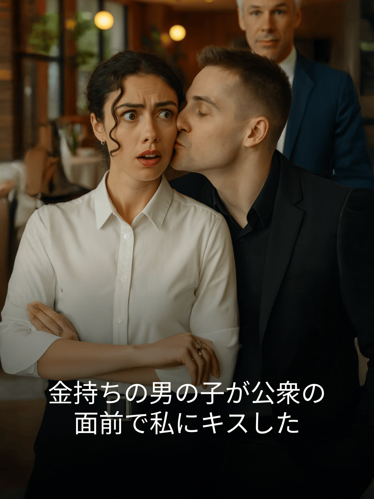 金持ちの男の子が公衆の面前で私にキスした cover