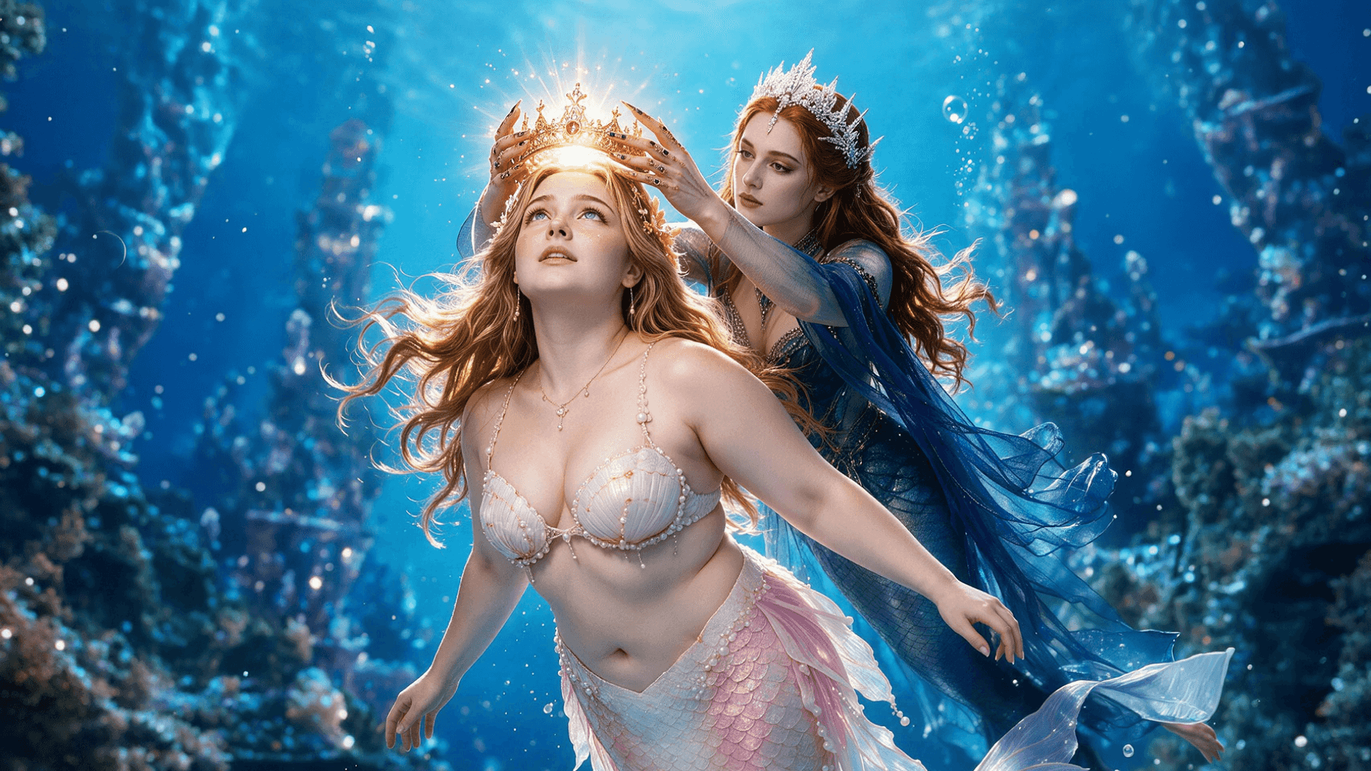 Capa de A Sereia Plus Size Conquista a Coroa