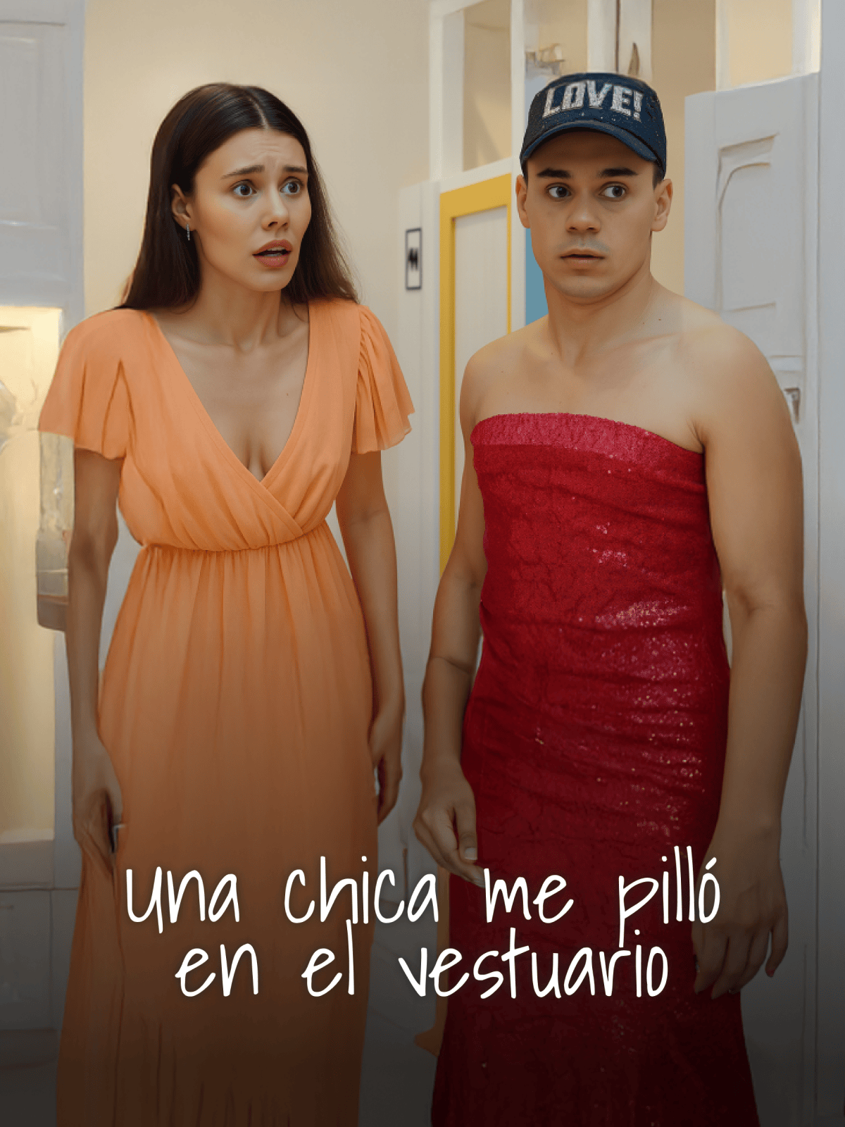 Una chica me pilló en el vestuario cover