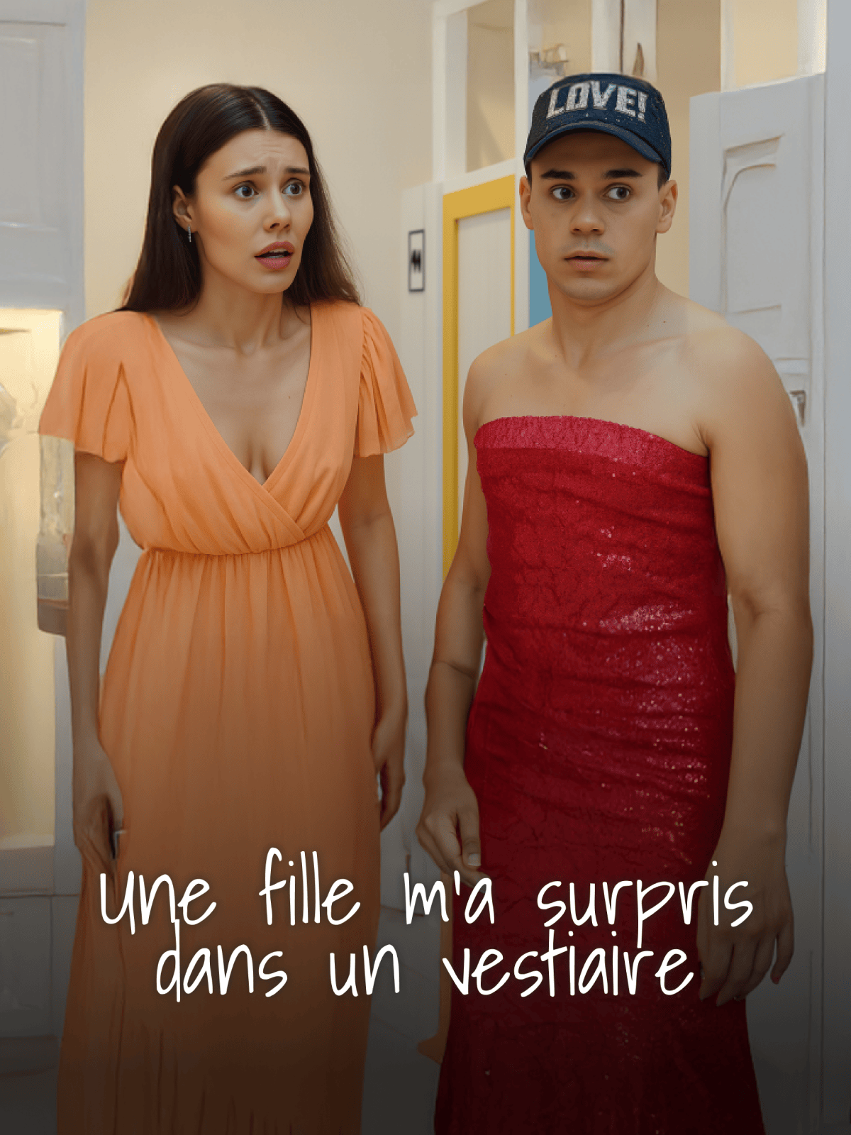 Une fille m'a surpris dans un vestiaire cover