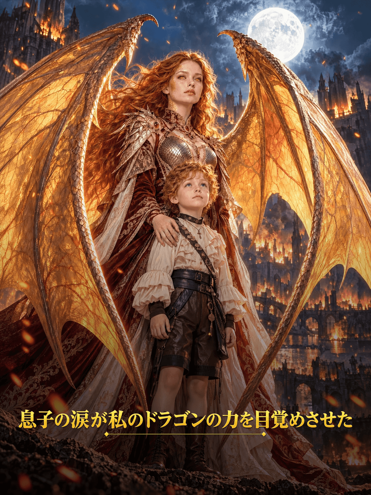 息子の涙が私のドラゴンの力を目覚めさせた cover