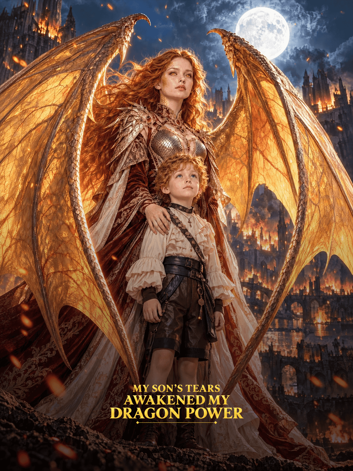 My Son’s Tears Awakened My Dragon Power cover