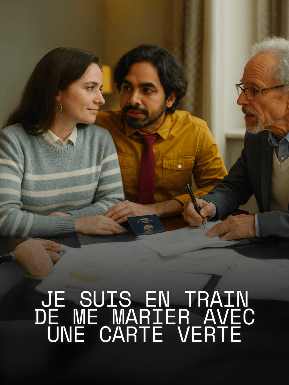 Je suis en train de me marier avec une carte verte cover