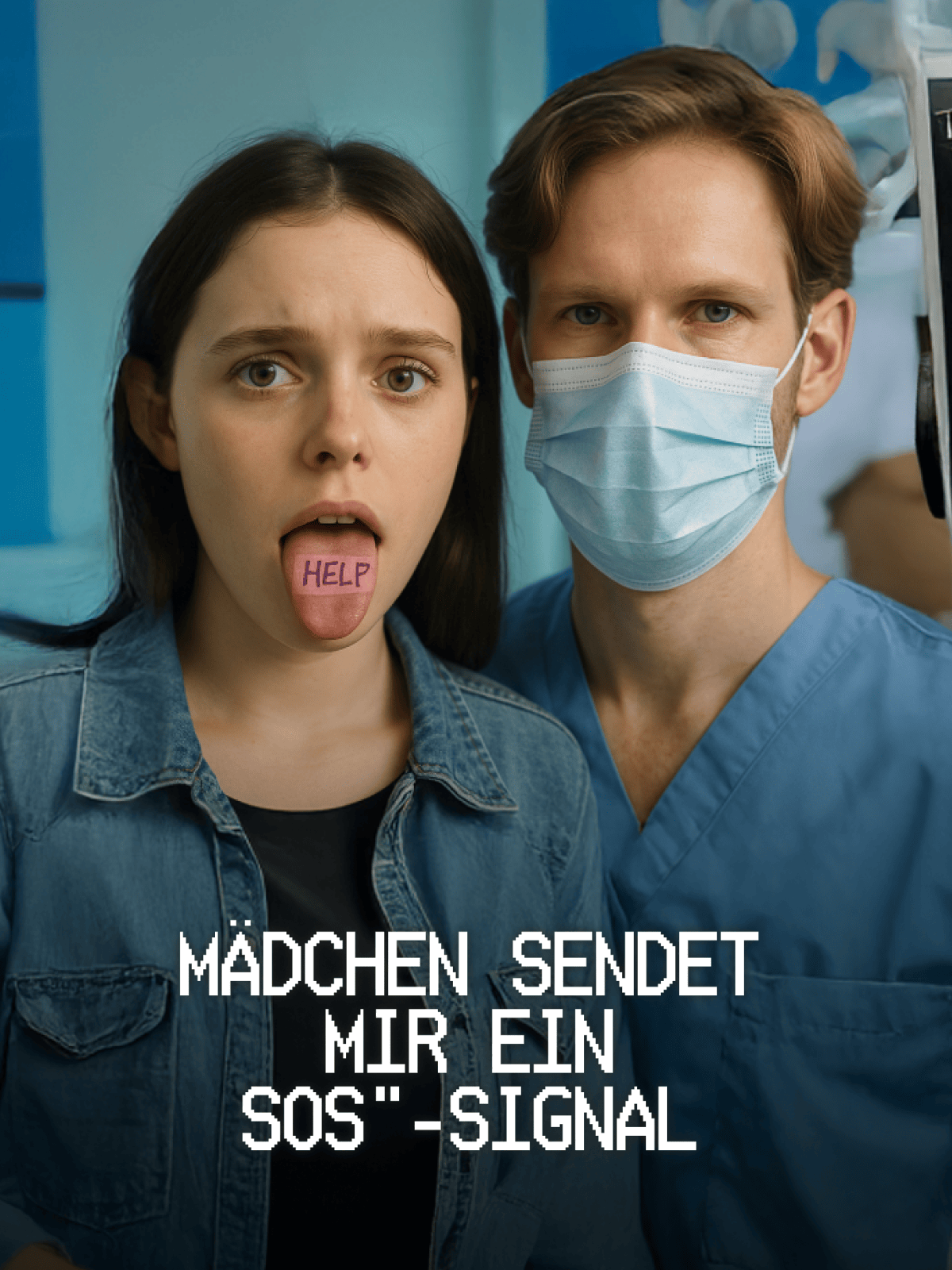 Mädchen sendet mir ein "SOS"-Signal cover