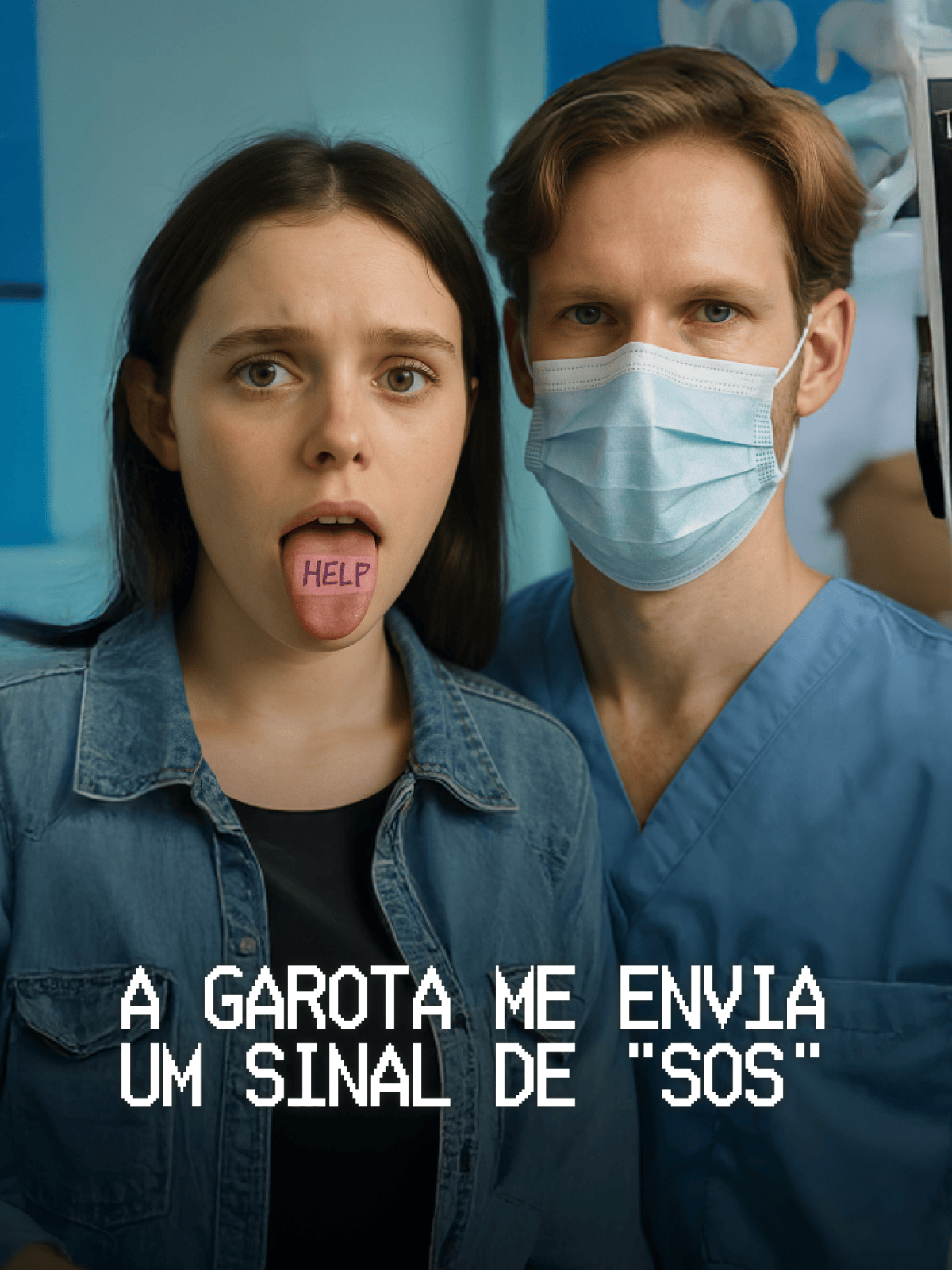 A garota me envia um sinal de "SOS" cover