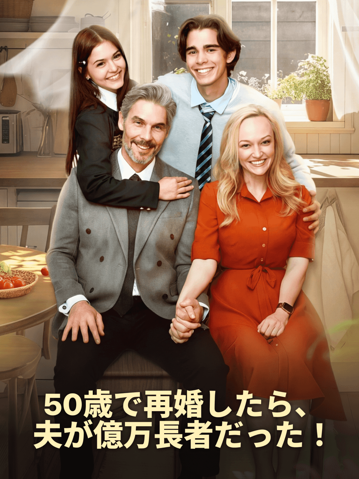 50歳で再婚したら、夫が億万長者だった! cover