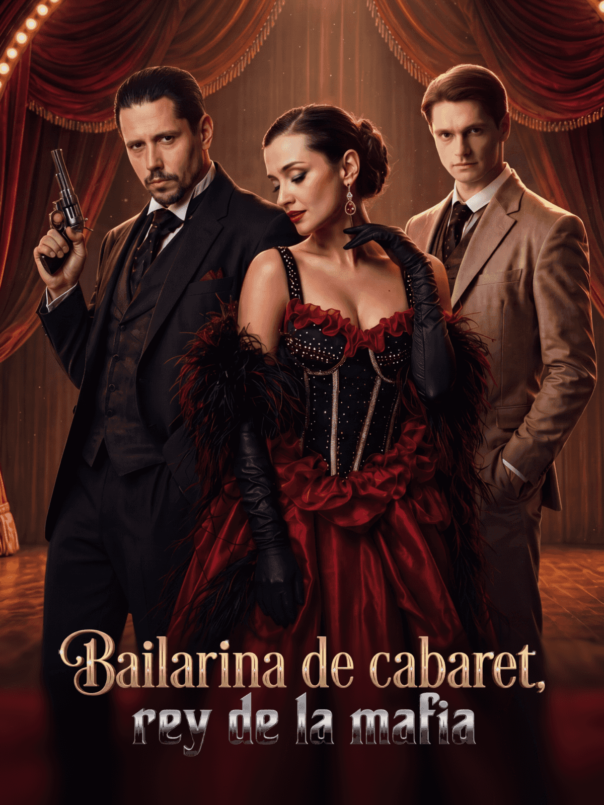 Bailarina de cabaret, rey de la mafia cover