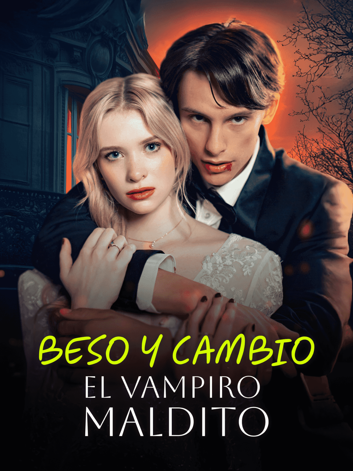 Beso y cambio El vampiro maldito cover