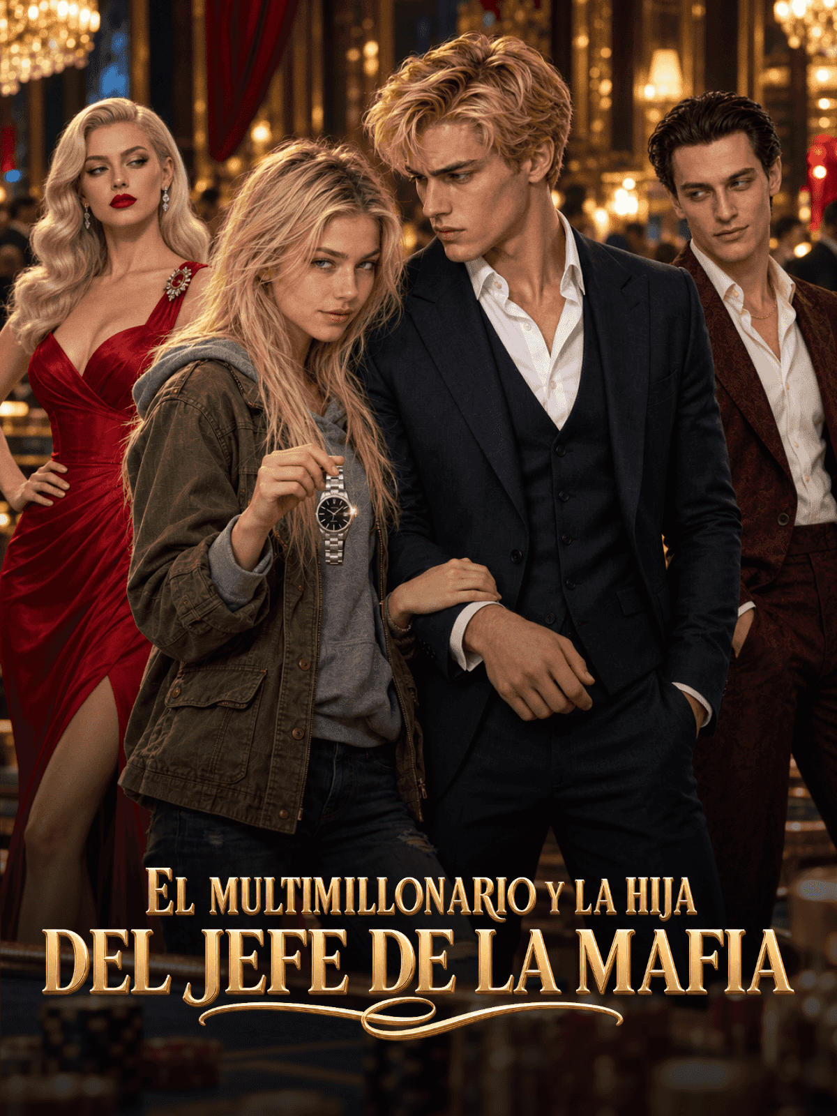 El multimillonario y la hija del jefe de la mafia cover
